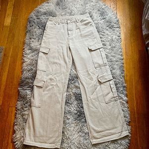 Cargo Jeans Baggy fit wide leg pants.